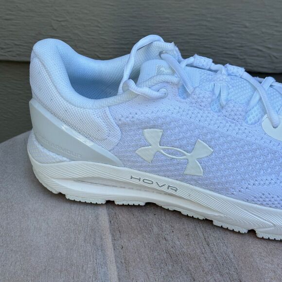 Under Armour Hovr Intake 6 Mens Sneakers Size 10 White Running 3026134-101 New - Picture 5 of 14